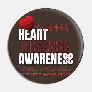 Heart disease awareness month Pin