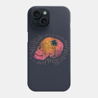 Shining Summer Diamond Skull Phone Case