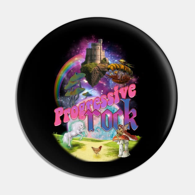 Progressive Rock Pin by Hiraeth Tees