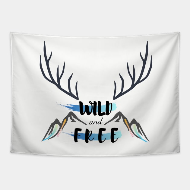 Wild and Free Tapestry by WeStarDust