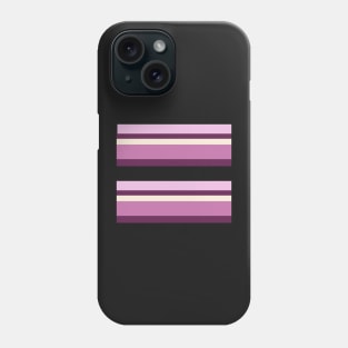 CHEERY MAUVE AND PINK COLOR THEME STRIPE PATTERN FOR SUMMER Phone Case