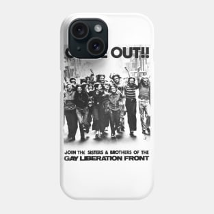 Come Out! Retro Gay Phone Case