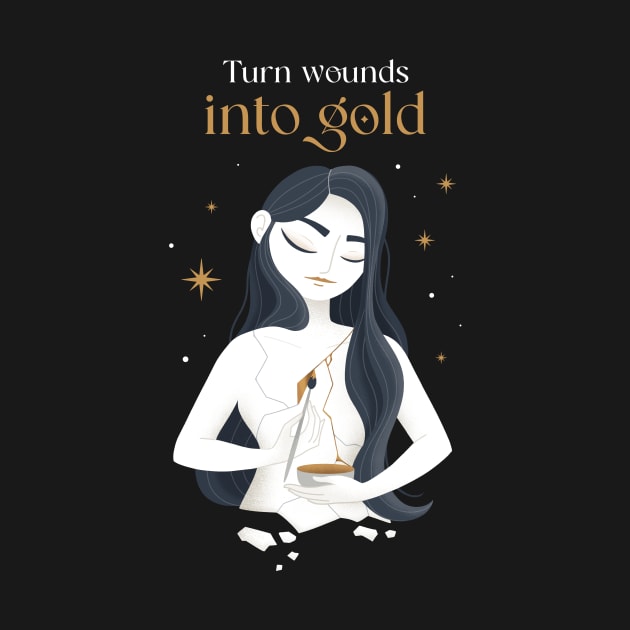 Kintsugi - Turn wounds into gold by paulineberger