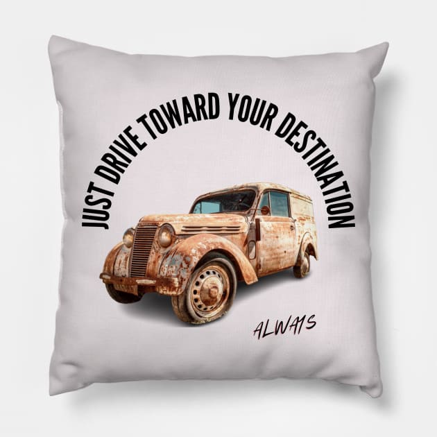 Transit to your destination Pillow by ShopColDigital