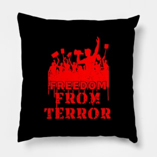 Freedom From Terror Stop Killing Kashmiri - #redkashmir Pillow