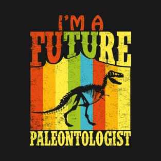 Paleontology Retro Vintage Fossil Hunter Future Paleontologist Paleontologist Geologist T-Shirt