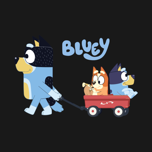 Bluey Bandit, Bluey, Bingo Wagon Ride by Inspire Gift