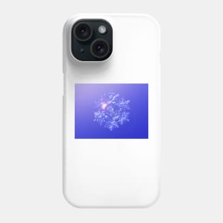 Sparkling Fractal Snowflake Phone Case