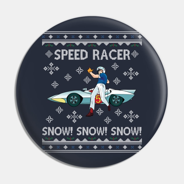 Speed Racer Go Snow Christmas Pin by Nova5