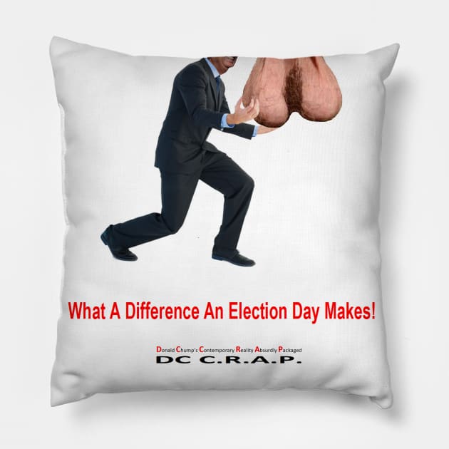 What A Difference An Election Day Makes Pillow by arTaylor