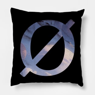 Empty Set Sign Atheism Pillow