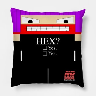 NDWAThumbs Pillow Frem - Opposable Hex Pillow