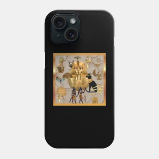 Egyptian Gold Collage Phone Case