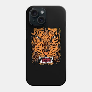 Tiger Face White Eyes Year of the Tiger 2022 Phone Case