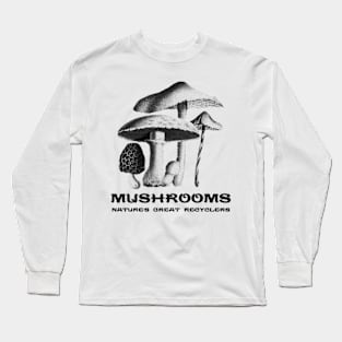 Fungi snail Unisex Long Sleeve Tee – milzbe