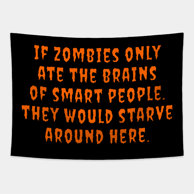 Zombie Starvation Tapestry by Muzehack