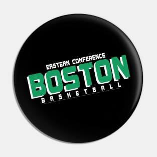 Boston basketball Pin