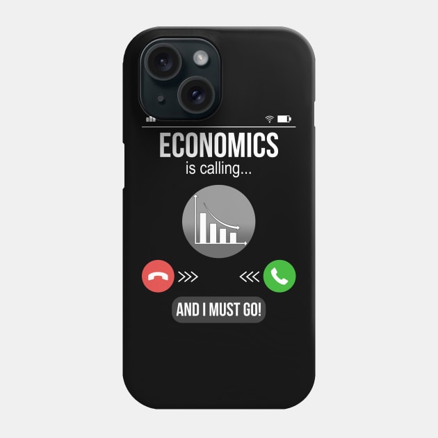 Economics Teacher Funny Economist Gift Phone Case by Foxxy Merch