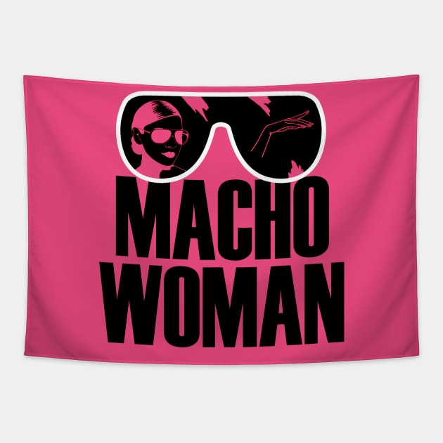 Macho Woman Tapestry by Meat Beat