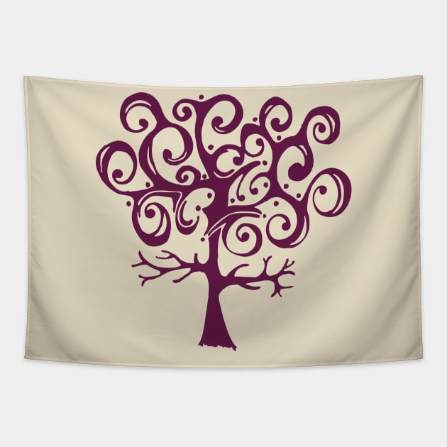 Tree of Ki Tapestry by loudestkitten