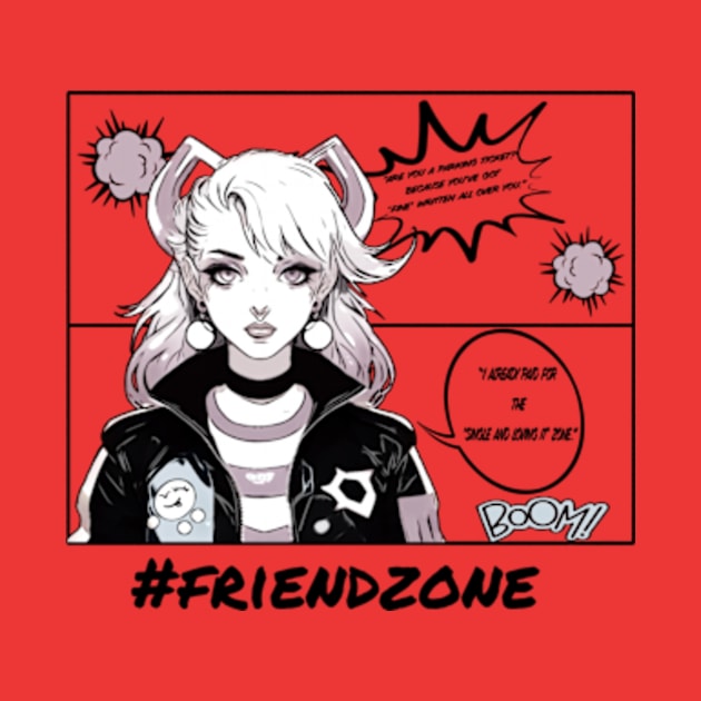 Funny Friend Zone Comic Art by Alaynsia Designs