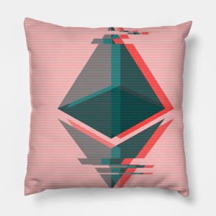 Ethereum (ETH) 3D Pillow