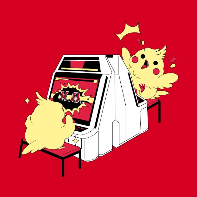 Fighting Game Birds by CoinboxTees