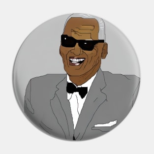 Ray Charles Drawn in MS Dos paint Pin