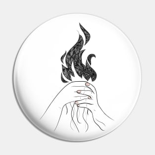 Torch (white) Pin