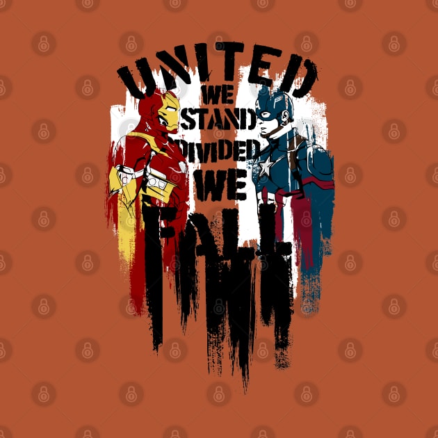 United We Stand Divided We Fall, Stephen Colbert by artspot