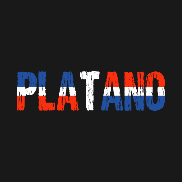 Platano Power Dominican Republic Flag by Nirvanibex