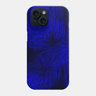 blue abstract art Phone Case