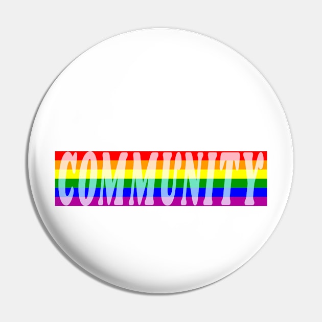 LGBT Community Pin by thejoanalou