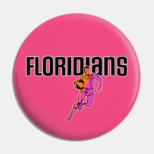 Defunct - Miami Floridians ABA Basketball 1969 Pin