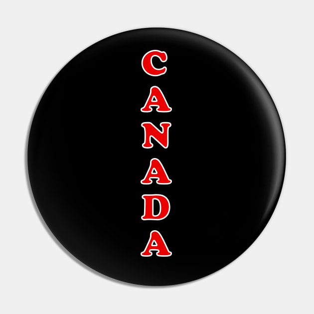 VERTICAL Canada Day Pin by SartorisArt1