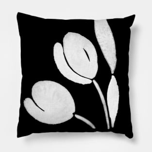Tulips White - Full Size Image Pillow