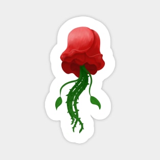 Rose Jellyfish Magnet