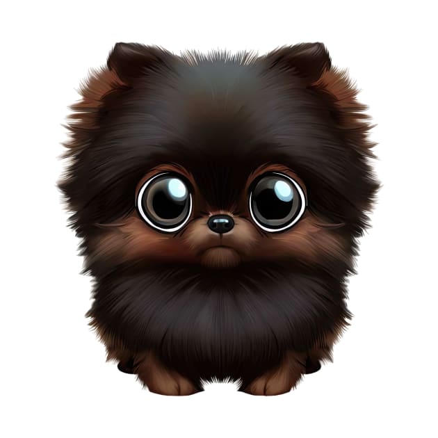 The Pomeranian Pal by Art By Mojo