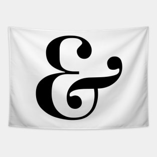 Ampersand Typography Text Design Tapestry