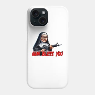 Gun Bless You Phone Case