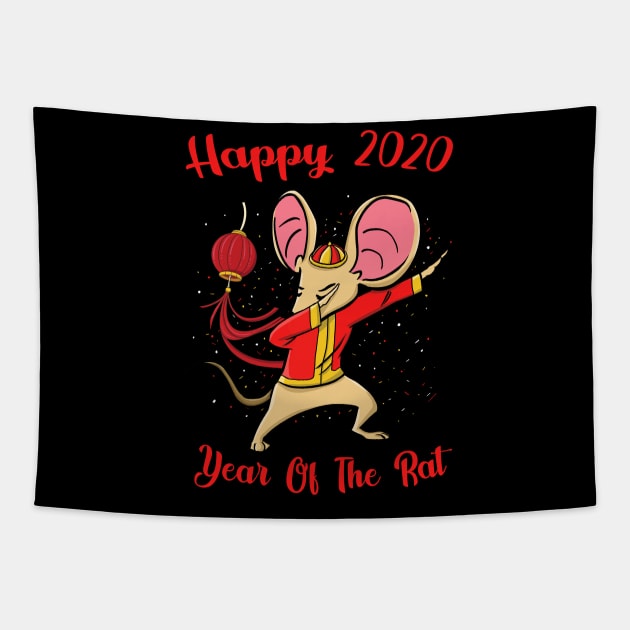 year of the rat chinese new year 2020 T-shirt Tapestry by nayakiiro