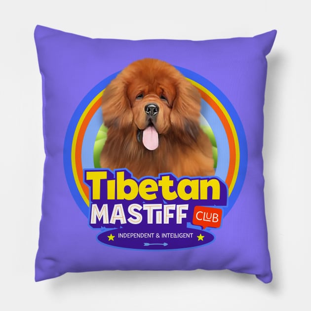 Tibetan Mastiff Pillow by Puppy & cute