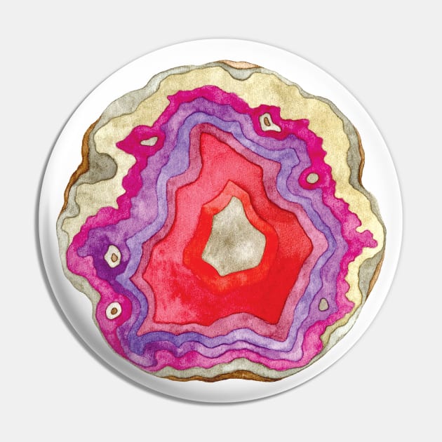 Geode Pin by Sasha Prood Studio