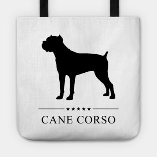 Cane Corso Black Silhouette Tote