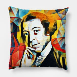 Horace Walpole Abstract Portrait | Horace Walpole Artwork 2 Pillow