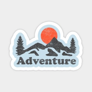 nature lovers mountains adventure Magnet