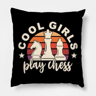 Chess Player Funny Chess Player Girls Pillow