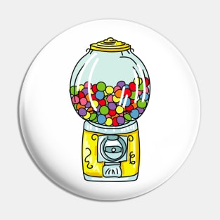 Retro Gumball Machine Pin