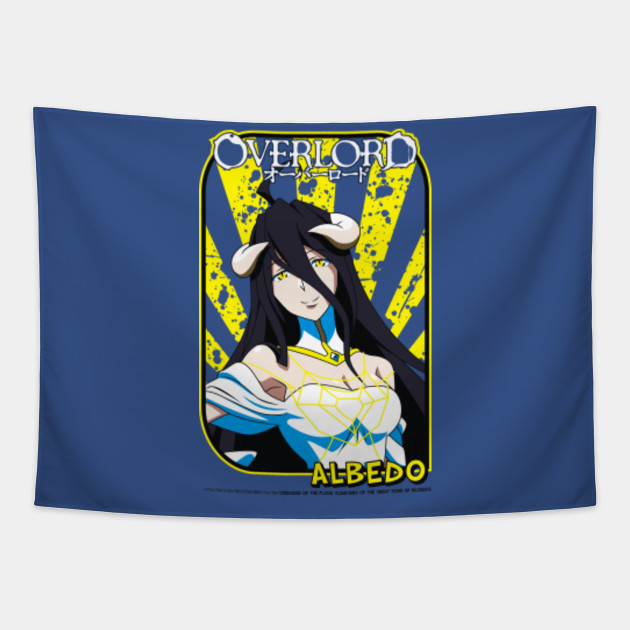 Albedo Overlord Anime Girls Tapisserie Teepublic De
