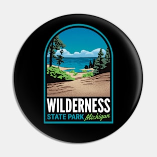 Wilderness State Park Michigan Pin